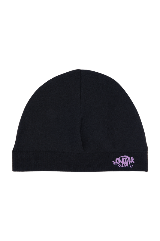 SYNA SEAMLESS HAT - BLACK/LILAC
