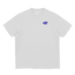 SYNA CORE EMBROIDERED T-SHIRT WHITE/COBALT BLUE