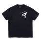 HALO 'S' PRINTED LOGO T-SHIRT BLACK/WHITE